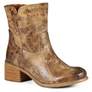 �f�B�o�g�D���[ ���f�B�[�X �V���[�Y �u�[�c�E���C���u�[�c ���U�[ Diba True WEST HAVEN Pull-On Distressed Leather Western Boots Tan �^��