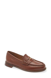 �t���_�T���o�h�[�� ���f�B�[�X �V���[�Y �X���b�|���E���[�t�@�[ Freda Salvador Modern Penny Loafer Chocolate Leather �`���R���[�g
