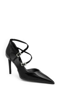 �u���[�m�}�O�� ���f�B�[�X �V���[�Y �q�[�� Bruno Magli Primavera Strappy Pointed Toe Pump Black Patent �u���b�N