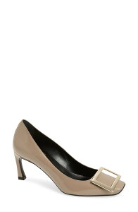 ���W�F�E���B���B�G ���f�B�[�X �V���[�Y �p���v�X Roger Vivier Belle Vivier Trompette Pump Cement Grey �O���[