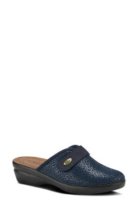 �t���N�T�X ���f�B�[�X �V���[�Y �T���_�� Flexus by Spring Step Merula Clog Navy Patent Leather �l�C�r�[
