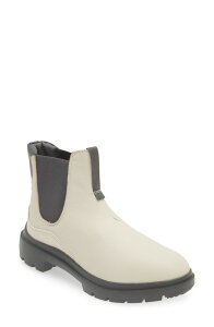 �I���J�C ���f�B�[�X �V���[�Y �u�[�c�E���C���u�[�c �`�F���V�[ ���U�[ OluKai Hehi Waterproof Chelsea Leather Lug Boot White Sand / Steel �z���C�g