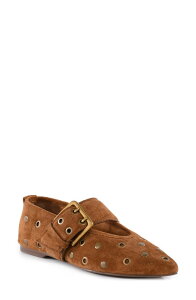 �Z�C�V�F���Y ���f�B�[�X �V���[�Y �p���v�X Seychelles Abbey Pointed Toe Flat Brown �u���E��