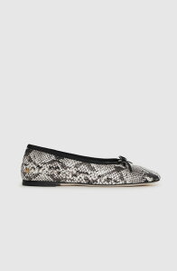 �A�j�[�r�� ���f�B�[�X �V���[�Y �p���v�X ANINE BING Jamie Ballerina Flats Python