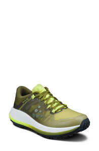 �N���t�g ���f�B�[�X �V���[�Y �X�j�[�J�[ Craft Xplor Pro Running Shoe Leaf/ Contrast Yellow �C�G���[