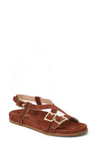 �u���[�m�}�O�� ���f�B�[�X �V���[�Y �T���_�� Bruno Magli Gianna Slingback Sandal Brown Suede �u���E��