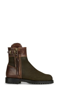 �y�l���y�V���o�[�Y ���f�B�[�X �V���[�Y �u�[�c�E���C���u�[�c Penelope Chilvers Inclement Waterproof Tassel Bootie Seaweed/ Conker