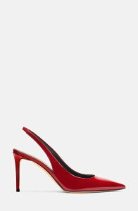 �X�J���b�\ ���f�B�[�X �V���[�Y �q�[�� SCAROSSO Sutton Pumps Red - Patent ���b�h