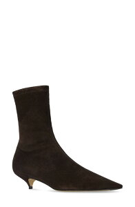 �U ���E ���f�B�[�X �V���[�Y �u�[�c�E���C���u�[�c The Row Liisa Pointed Toe Bootie Lacquer Brown �u���E��