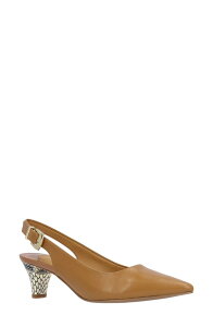 �W�F�C���j�[ ���f�B�[�X �V���[�Y �q�[�� J. Rene Mayetta Slingback Pointed Toe Pump Coffee �R�[�q�[