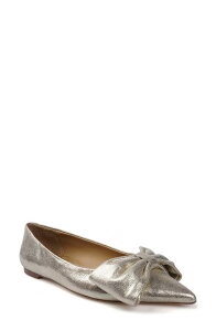 �W�W ���f�B�[�X �V���[�Y �p���v�X ZIGI Manelik Pointed Toe Flat Gold �S�[���h