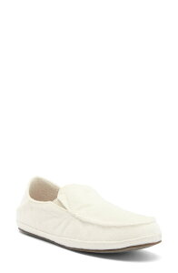 �I���J�C ���f�B�[�X �V���[�Y �X���b�|���E���[�t�@�[ �X�j�[�J�[ OluKai Nohea Hulu Slip-On Sneaker Bone/ Bone