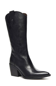�l�[�� �W�����f�B�[�j ���f�B�[�X �V���[�Y �u�[�c�E���C���u�[�c NeroGiardini Texan Pointed Toe Western Boot Black �u���b�N