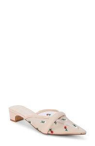 �}�`�X ���f�B�[�X �V���[�Y �T���_�� Matisse Kellan Pointed Toe Mule Light Beige Floral �x�[�W��