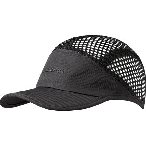 �}���[�g ���f�B�[�X �A�N�Z�T���[ �X�q ���b�V�� �L���b�v Mammut Aenergy Mesh Cap Black �u���b�N