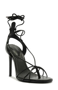 �V���b�c ���f�B�[�X �V���[�Y �T���_�� �A���N�� Schutz Jules Ankle Strap Stiletto Sandal Black �u���b�N