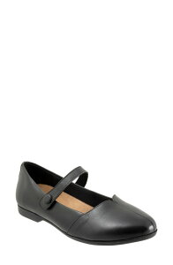 �g���b�^�[�Y ���f�B�[�X �V���[�Y �p���v�X Trotters Irene Mary Jane Flat Black �u���b�N