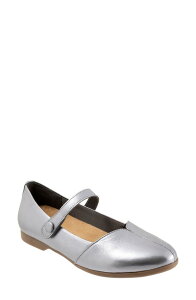 �g���b�^�[�Y ���f�B�[�X �V���[�Y �p���v�X Trotters Irene Mary Jane Flat Pewter �s���[�^�[