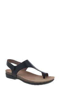 �_���X�R ���f�B�[�X �V���[�Y �q�[�� �T���_�� Dansko Reece Sandal Black Burnished Leather �u���b�N
