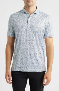 �W���j�[ �I�[ �����Y �g�b�v�X �V���c �W���[�W�[ johnnie-O Marietta Featherweight PREP-FORMANCE Jersey Polo Heather Black �u���b�N