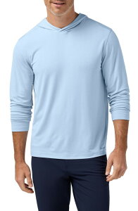 �~�Y�����C�� �����Y �A�E�^�[ �p�[�J�[�E�X�E�F�b�g T�V���c Mizzen+Main Knox Long Sleeve Hooded T-Shirt Cloud Blue �u���[