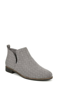 �h�N�^�[�E�V���[�� ���f�B�[�X �V���[�Y �u�[�c�E���C���u�[�c Dr. Scholl's Rate Perforated Bootie Dark Shadow Perforated Fabric