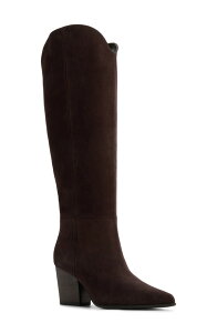 �A���h ���f�B�[�X �V���[�Y �u�[�c�E���C���u�[�c ALDO Kaely Knee High Boot Dark Brown �u���E��