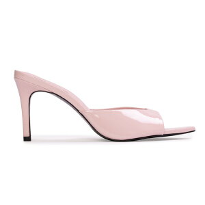 �u���b�N�X�G�[�h�X�^�W�I ���f�B�[�X �V���[�Y �T���_�� BLACK SUEDE STUDIO Brea 80 Mule Powder Pink Patent Leather �s���N