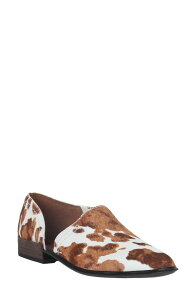 �I�[�e�B�[�r�[�e�B�[ ���f�B�[�X �V���[�Y �u�[�c�E���C���u�[�c OTBT Coyote Half d'Orsay Genuine Calf Hair Shoe Calf Print Calf Hair