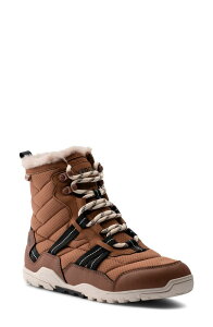 �[���V���[�Y ���f�B�[�X �u�[�c�E���C���u�[�c XERO SHOES Alpine Faux-Fur Trim Boot Rawhide