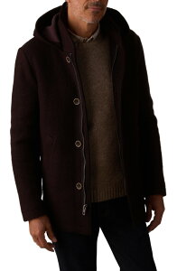 �m�[�}���u�����h �����Y �A�E�^�[ �W���P�b�g�E�u���]�� �R�[�g The Normal Brand Balboa City Hooded Peacoat Midnight Brown �u���E��