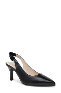 �l�[�� �W�����f�B�[�j ���f�B�[�X �V���[�Y �q�[�� NeroGiardini Pointed Toe Slingback Pump Black �u���b�N