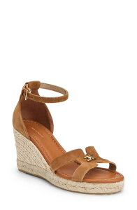 �u���[�m�}�O�� ���f�B�[�X �V���[�Y �q�[�� �T���_�� �A���N�� Bruno Magli Dinankle Strap Wedge Sandal Cognac Suede