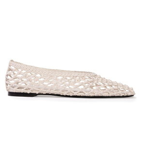 �u���b�N�X�G�[�h�X�^�W�I ���f�B�[�X �V���[�Y �p���v�X BLACK SUEDE STUDIO Sonia Flat Coconut Leather