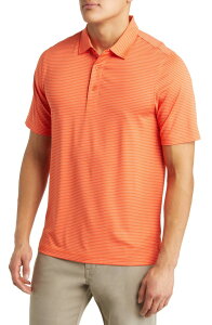 �J�b�^�[�A���h�o�b�N �����Y �g�b�v�X �|���V���c Cutter & Buck Forge DryTec Pencil Striperformance Polo College Orange �I�����W