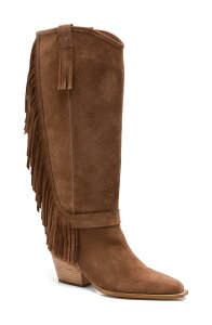 �t���[�s�[�v�� ���f�B�[�X �V���[�Y �u�[�c�E���C���u�[�c �t�����W Free People Faith Fringe Western Boot Faded Saddle Suede