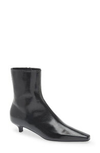 �g�[�e�� ���f�B�[�X �V���[�Y �u�[�c�E���C���u�[�c �q�[�� TOTEME Slim Kitten Heel Pointed Toe Bootie Black �u���b�N