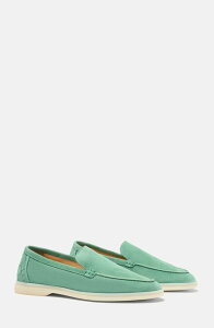 �X�J���b�\ ���f�B�[�X �V���[�Y �X���b�|���E���[�t�@�[ SCAROSSO Ludovica Woven Loafers Jade Green - Suede �O���[��