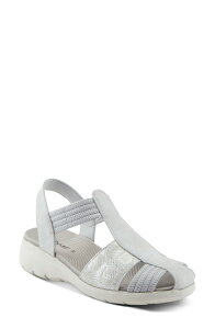 �t���N�T�X ���f�B�[�X �V���[�Y �q�[�� �T���_�� Flexus by Spring Step Damair Slingback Sandal Grey �O���[