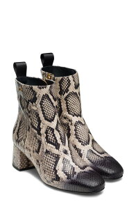 �}�O�i�[�j ���f�B�[�X �V���[�Y �u�[�c�E���C���u�[�c Magnanni Arlyne Snakeskin Embossed Bootie Beige Faux Python �x�[�W��
