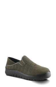�t���N�T�X ���f�B�[�X �V���[�Y �u�[�c�E���C���u�[�c Flexus by Spring Step Noala Wedge Bootie Olive Green �O���[��
