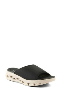 �t���N�T�X ���f�B�[�X �V���[�Y �T���_�� �v���b�g�t�H�[�� Flexus by Spring Step Haley Platform Wedge Slide Sandal Black �u���b�N