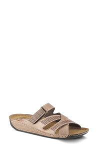 �t���N�T�X ���f�B�[�X �V���[�Y �q�[�� �T���_�� Flexus by Spring Step Karl Slide Sandal Bronze
