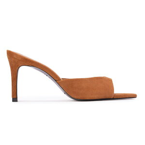 �u���b�N�X�G�[�h�X�^�W�I ���f�B�[�X �V���[�Y �T���_�� BLACK SUEDE STUDIO Brea 80 Suede Mule Caramel Suede
