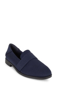 �^�n�� ���f�B�[�X �V���[�Y �X���b�|���E���[�t�@�[ �j�b�g Tahari Mykonos Knit Loafer Dark Navy �l�C�r�[