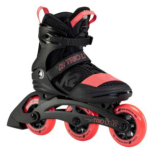 �P�[�c�[ ���f�B�[�X �V���[�Y �X�j�[�J�[ K2 Trio LT 100 Womens Inline Skates Black/Coral �u���b�N