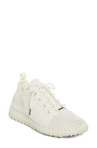 �W�~�[�`���[ ���f�B�[�X �V���[�Y �X�j�[�J�[ �j�b�g Jimmy Choo Veles Imitation Pearl Open Stitch Knit Sneaker X Latte Mix �p�[��