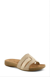 �t���N�T�X ���f�B�[�X �V���[�Y �q�[�� �T���_�� Flexus by Spring Step Tethyslide Sandal Bone