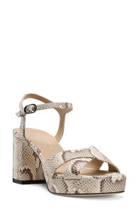 �X�`���A�[�g ���C�c�}�� ���f�B�[�X �V���[�Y �q�[�� �v���b�g�t�H�[�� Stuart Weitzman Dayna Platform 80 Cream. �N���[��