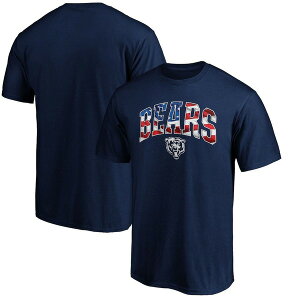 �t�@�i�e�B�N�X �����Y �g�b�v�X T�V���c ���S Men's Fanatics Branded Navy Chicago Bears Banner Wave Logo T-Shirt Navy �l�C�r�[